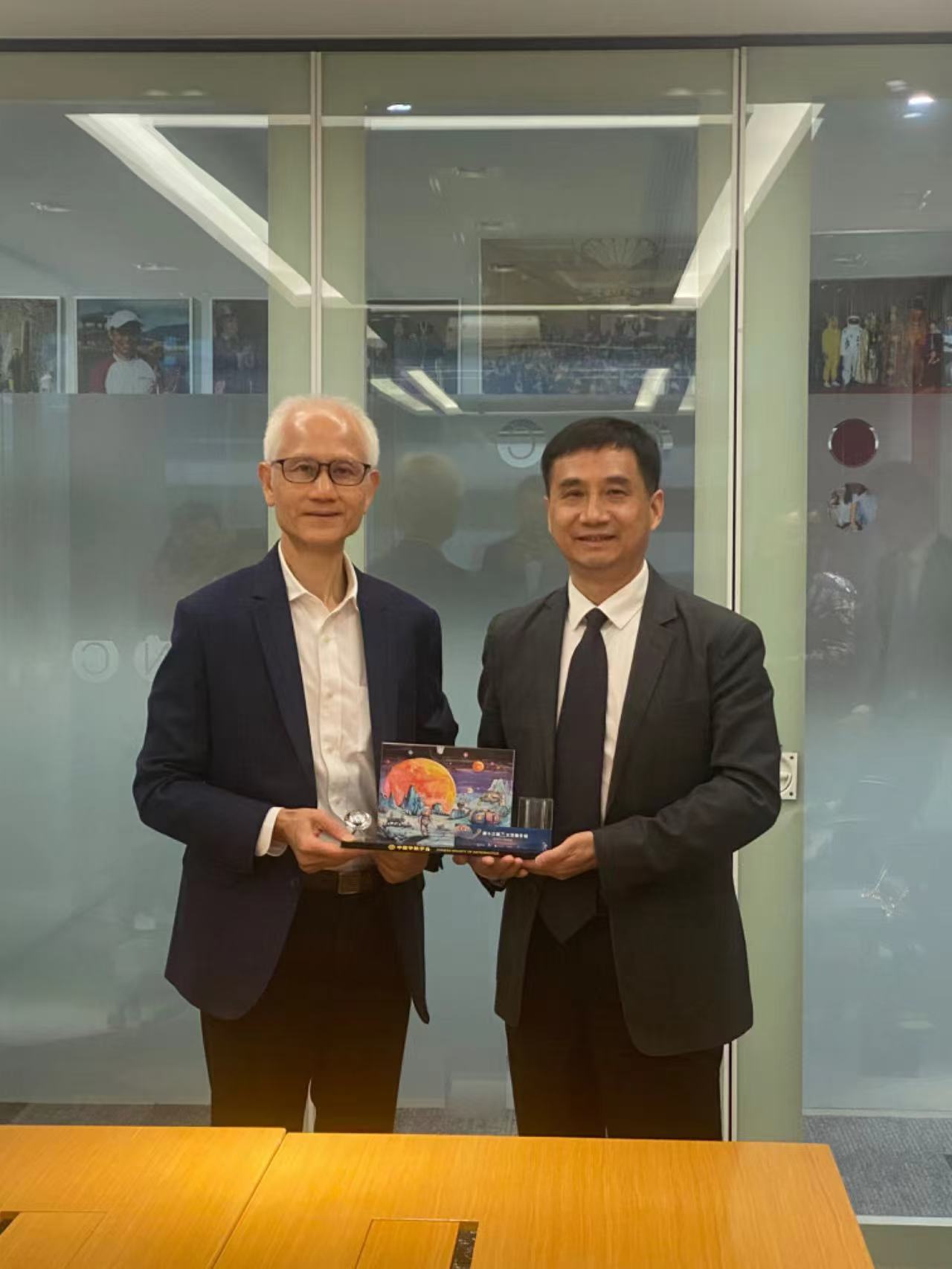 Chinese Society of Astronautics visit the Foundation and having an exchange session on 13 August, 2024